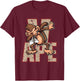 Vaping Dabbing Exhale Ape Smoking Monkey Ecig Vapor T-Shirt - T-Shirt | Maroon