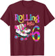 Rolling Into 6 years Let's Roll I'm Turning 6 Roller Skate T-Shirt - T-Shirt | Maroon