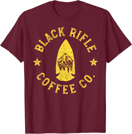 Rifle Coffee Company Arrowhead T-Shirt - T-Shirt | Maroon