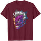Batman Two-Face Just Face T-Shirt - T-Shirt | Maroon