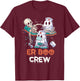 ER nurse shirt halloween ER boo crew Emergency Department T-Shirt - T-Shirt | Maroon