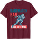 Bandwagon Fan Hall Of Fame Funny T Shirt T-Shirt - T-Shirt | Maroon