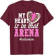 in that Arena Rodeo Mom of A Rodeo Rider Mother Rodeo Mama T-Shirt - T-Shirt | Maroon