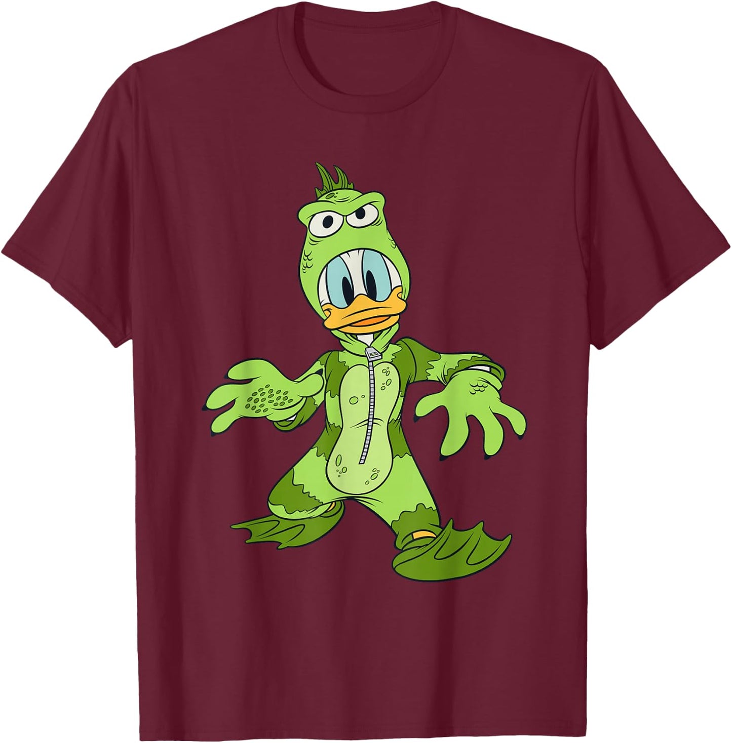 Disney Donald Duck Monster Halloween Costume T-Shirt - T-Shirt | Maroon