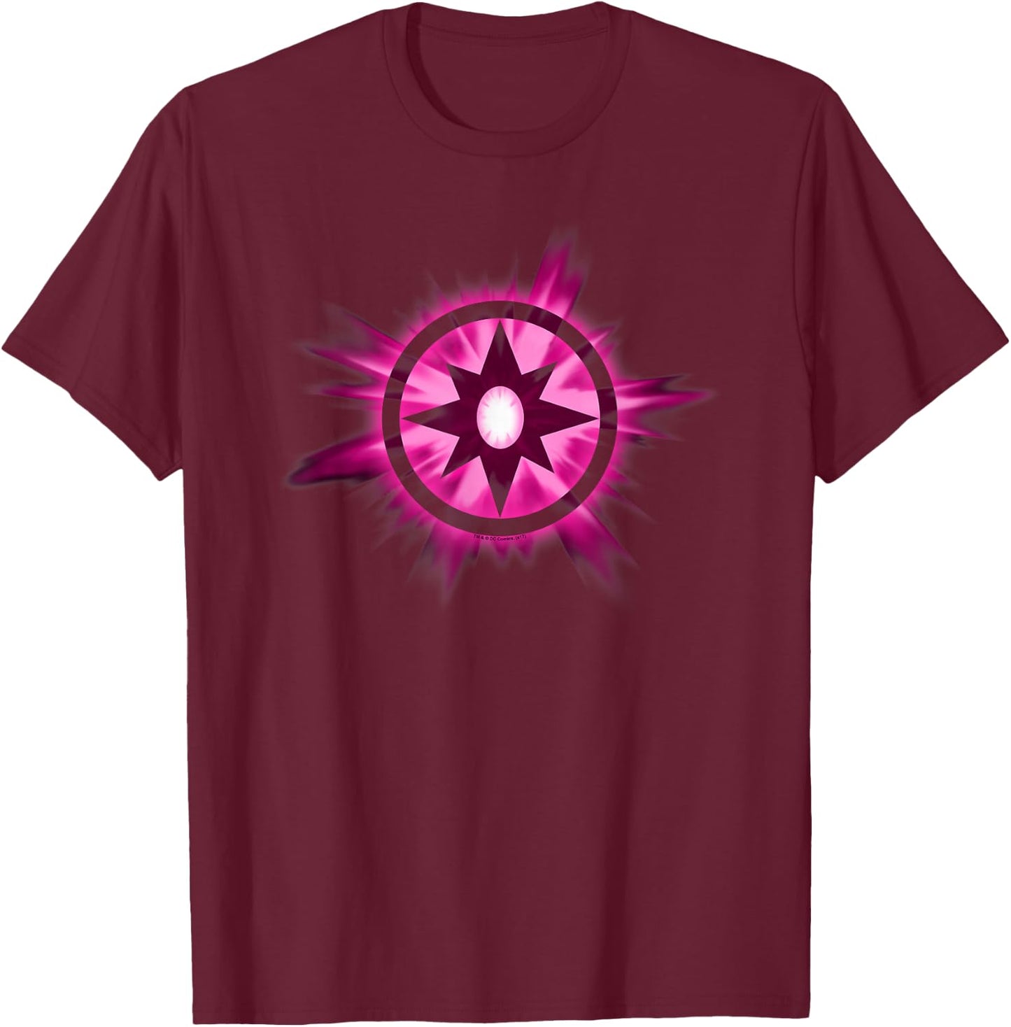 Green Lantern Sapphire Glow T Shirt T-Shirt - T-Shirt | Maroon