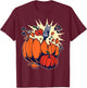Pumpkin Smashing T-Shirt - T-Shirt | Maroon