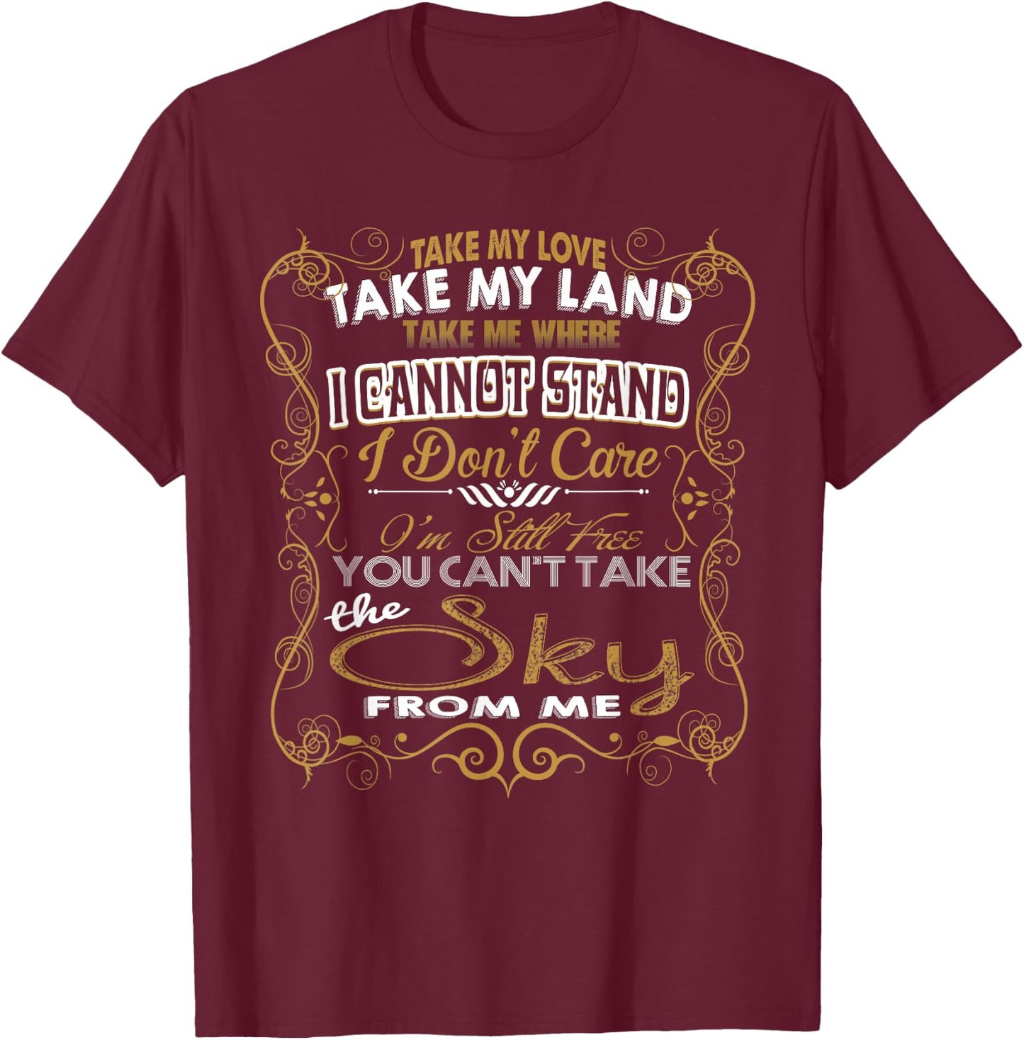 The Ballad Of Serenity Lyrics T-Shirt - T-Shirt | Maroon
