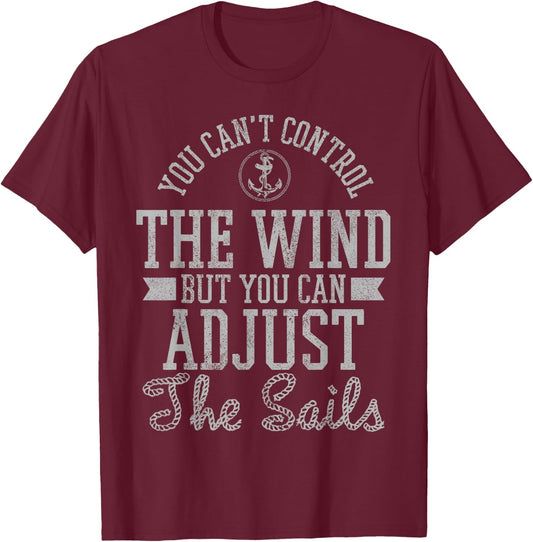 Sailing - Sailboat Boating Boat Sailor Gift T-Shirt - T-Shirt | Maroon