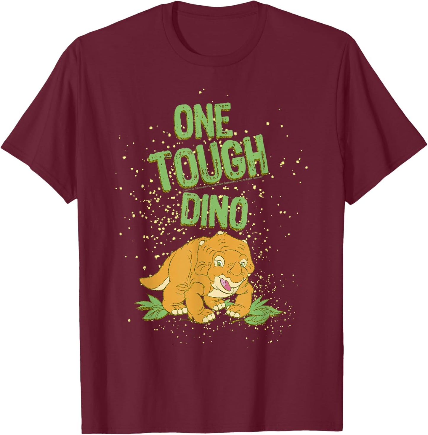 Land Before Time Cera is One Tough Dino T-Shirt - T-Shirt | Maroon