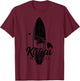 Kauai Hawaii Surf Board Surfing Surfer Hawaiian T-Shirt - T-Shirt | Maroon