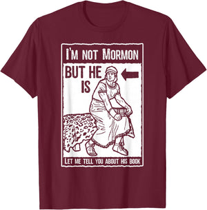 Funny Mormon Shirt LDS Book of Mormon Missionary T-Shirt - T-Shirt | Maroon