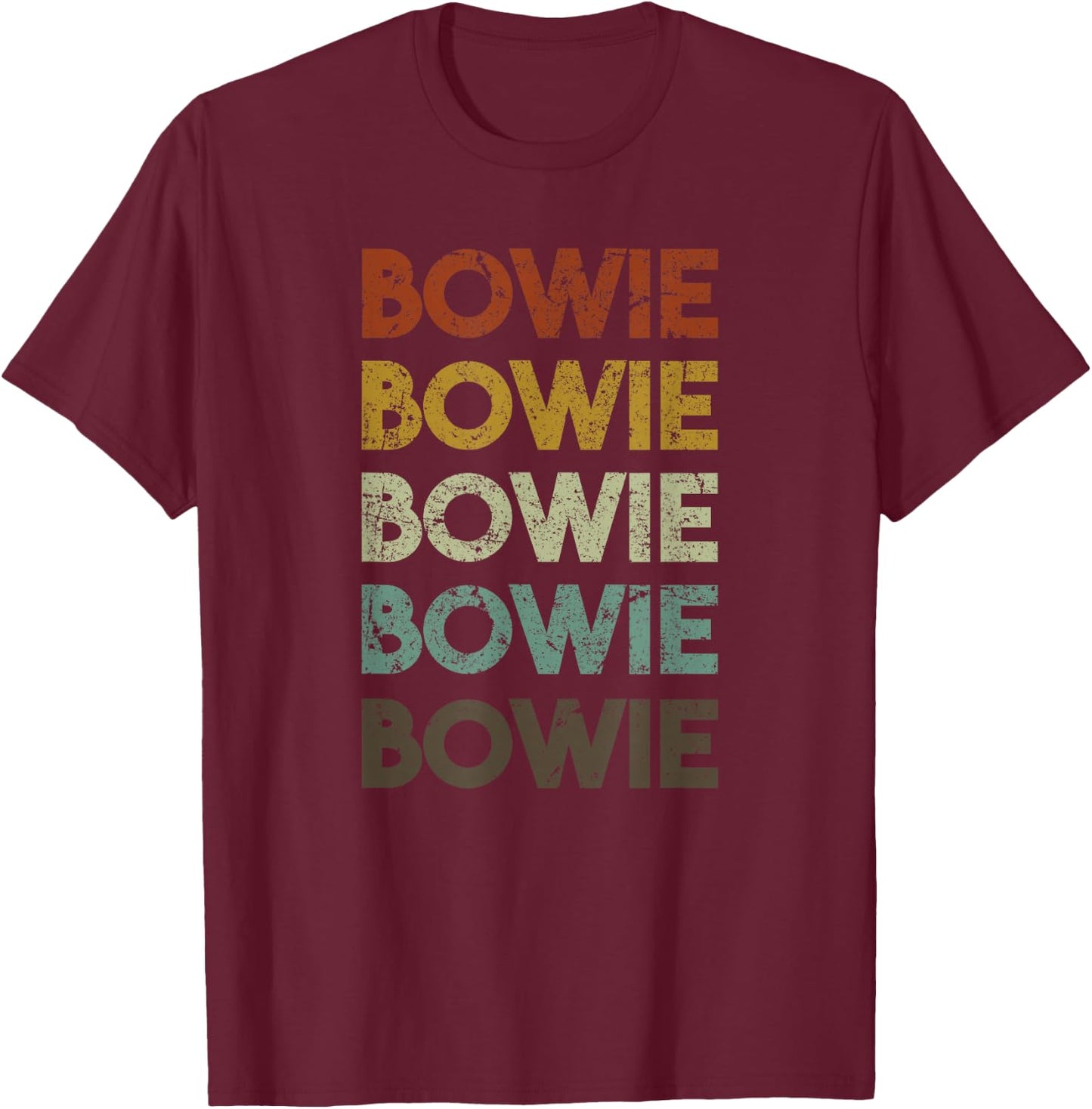 Bowie Maryland - Retro Vintage T-Shirt - T-Shirt | Maroon