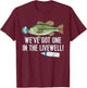 WE'VE GOT ONE IN THE LIVEWELL! Parents Pregnancy T-Shirt - T-Shirt | Maroon