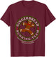 Christmas Gingerbread Running Team T-Shirt - T-Shirt | Maroon