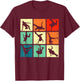 Break Dancing Shirt Bboy Poses Retro Vintage Hip Hop Gift T-Shirt - T-Shirt | Maroon