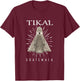 Tikal Guatemala Mayan Ruins T-Shirt - T-Shirt | Maroon