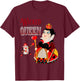 Alice in Wonderland Wicked Queen of Hearts T-Shirt - T-Shirt | Maroon