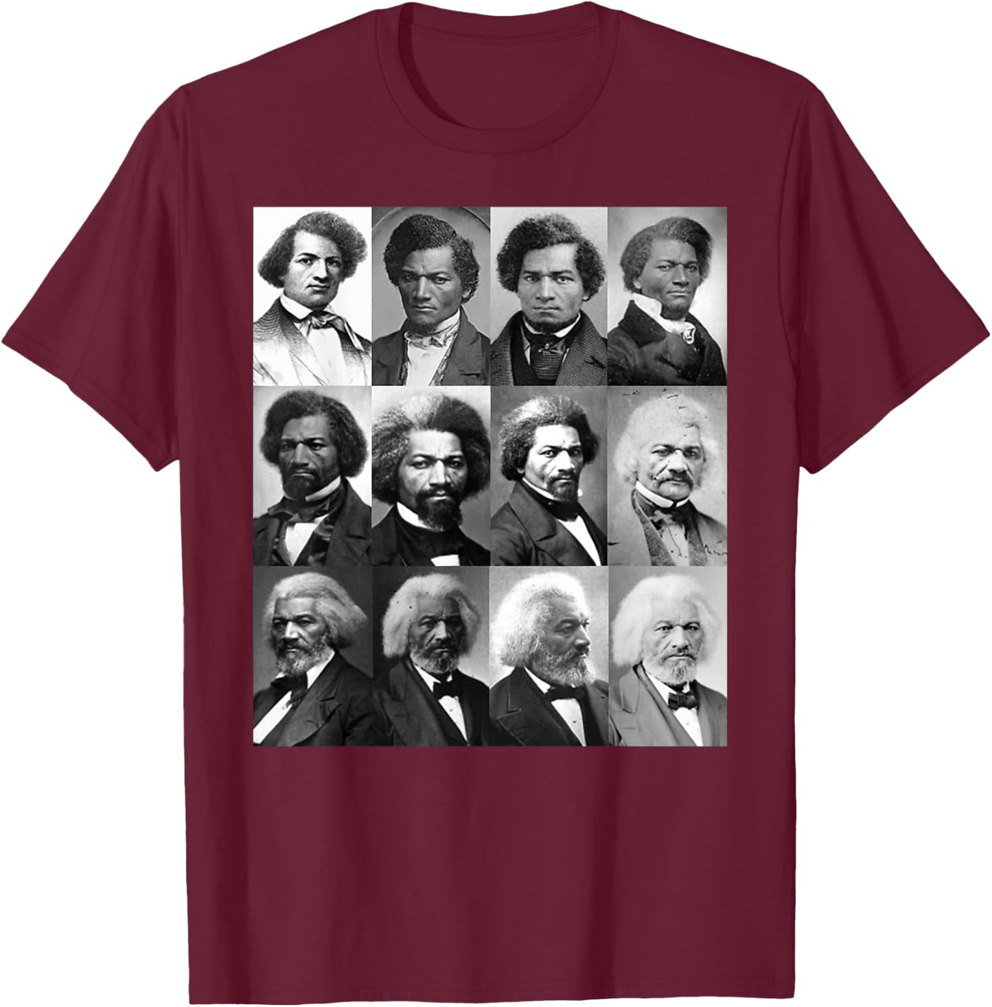 Life Of Frederick Douglass Shirt-Retro Black History Month T-Shirt - T-Shirt | Maroon