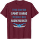Try Doing It While Holding Your Breath Swim Swimmer T-Shirt - T-Shirt | Maroon