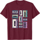 Vintage Cassette Tape Shirt Old School 80s 90s Retro Styled T-Shirt - T-Shirt | Maroon