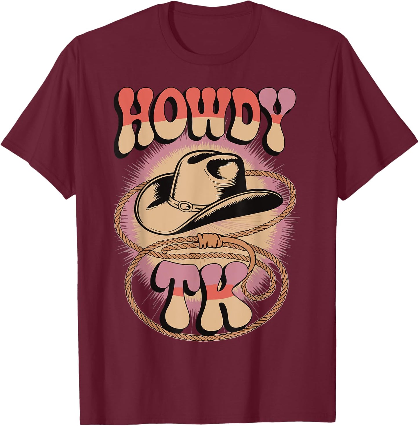 Howdy TK T-Shirt - T-Shirt | Maroon