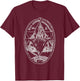 Hermes Trismegistus as Above so Below Hermetic Magic T-Shirt - T-Shirt | Maroon