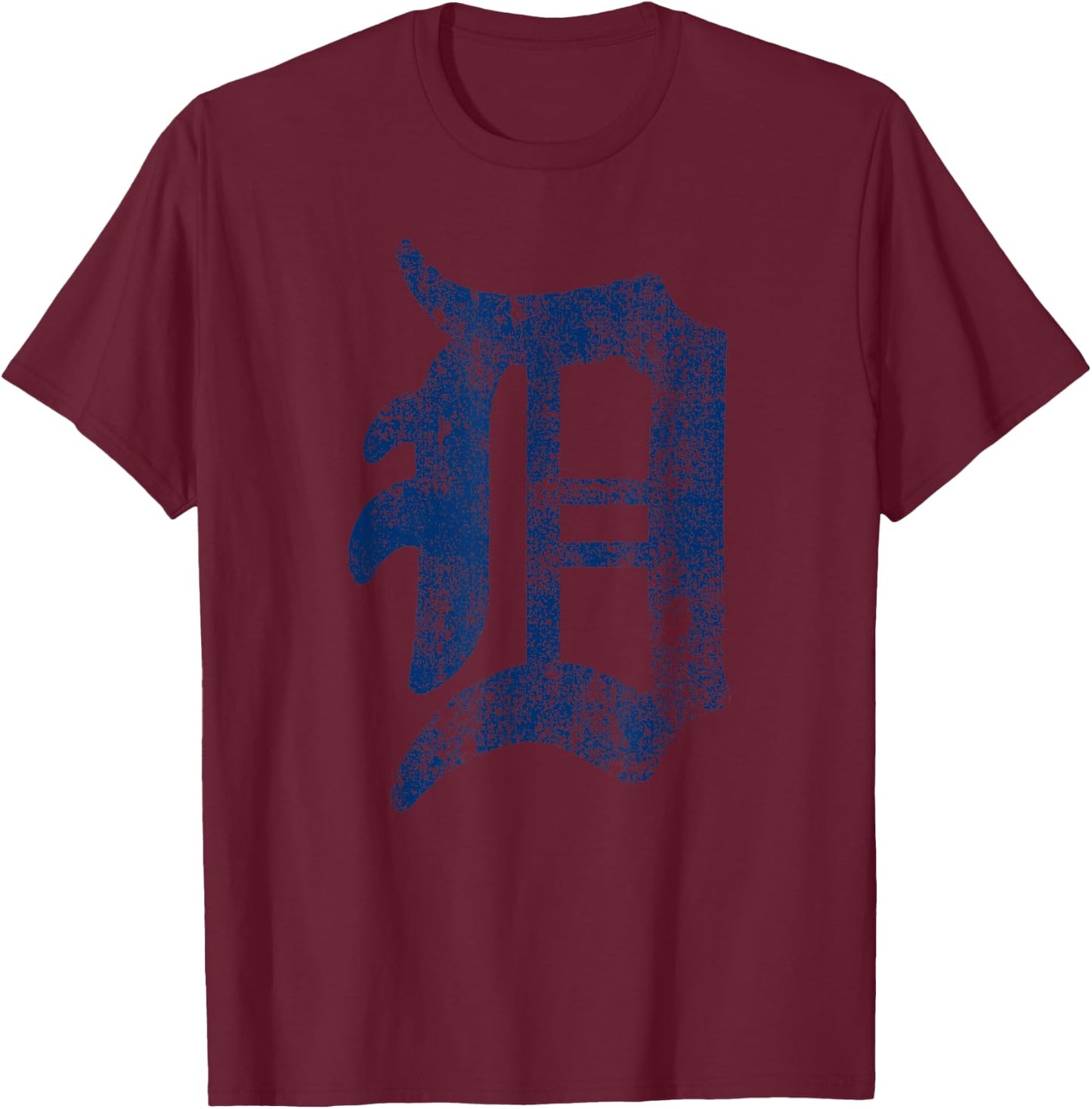 Retro Detroit Graphic D Throwback Design Women Kids T-Shirt - T-Shirt | Maroon