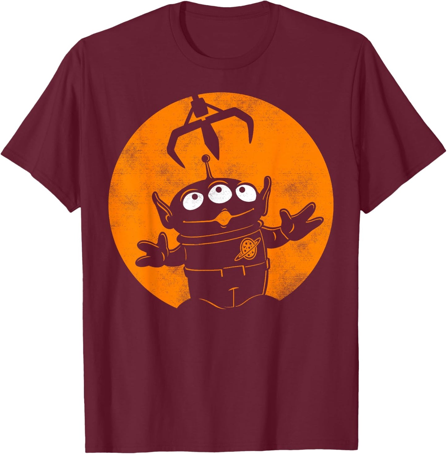 Disney Pixar Toy Story Alien Claw Close Encounter Halloween T-Shirt - T-Shirt | Maroon