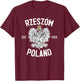 Rzeszow Poland Polish Eagle T-Shirt - T-Shirt | Maroon