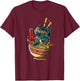 Great Ramen Dragon Kawaii Anime Noodle Japanese Ramen Party T-Shirt - T-Shirt | Maroon