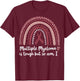 Multiple Myeloma Love Is Tough But So Am I T-Shirt - T-Shirt | Maroon