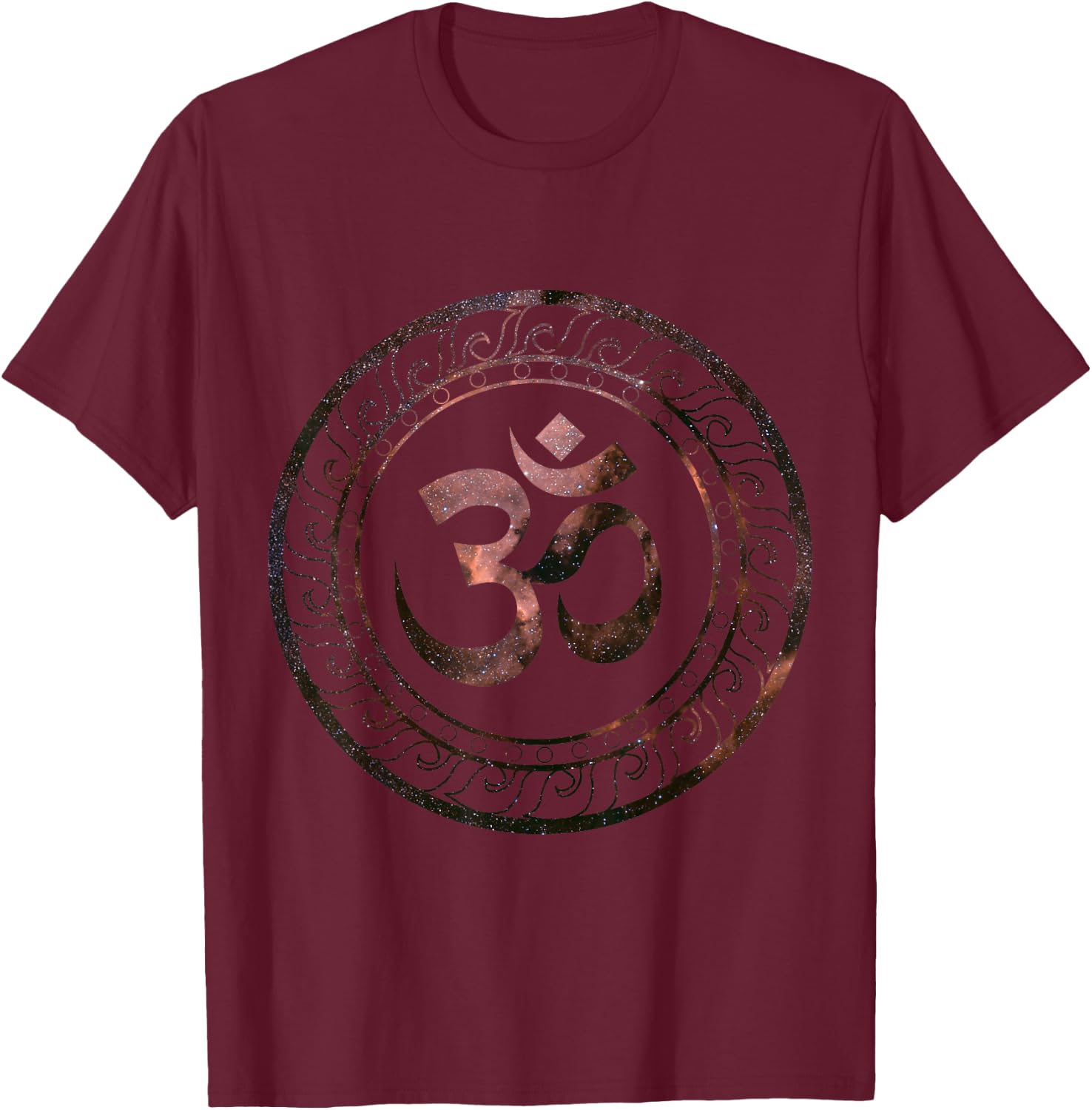 Om Ohm Aum Symbol Spiritual Yoga Gift T-Shirt - T-Shirt | Maroon
