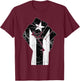 Boricua Strong Puerto Rico Black Flag Fist - -Adults, Small, Black, Short Sleeve, Classic Fit T-Shirt - T-Shirt | Maroon