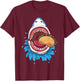 Halloween Shark Eating Taco Shirt Mexican Costume Boys Food T-Shirt - T-Shirt | Maroon