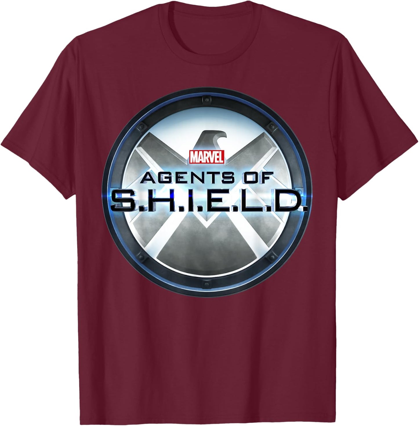 Marvel Agents of S.H.E.I.L.D. Original Show Logo T-Shirt - T-Shirt | Maroon