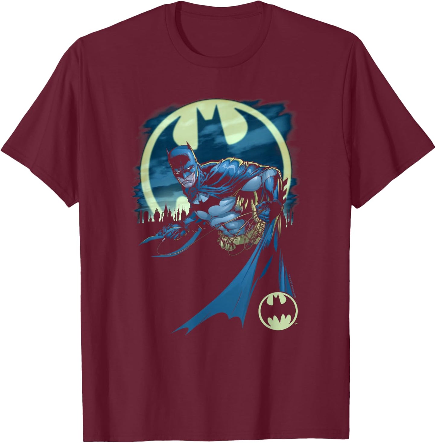 Batman Heed the Call T-Shirt - T-Shirt | Maroon