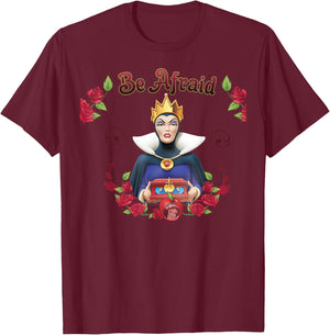 Disney Snow White Evil Queen Be Afraid Graphic T-Shirt - T-Shirt | Maroon