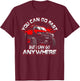 4X4, Off Road, Rock Crawler, Overland T-Shirt - T-Shirt | Maroon