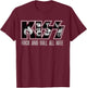 KISS - All Nite T-Shirt - T-Shirt | Maroon