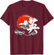 Bravery Courage Symbol Courage Japanese Art Kanji T-Shirt - T-Shirt | Maroon