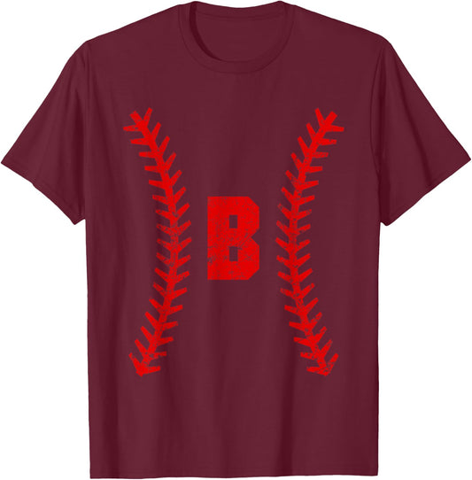 Boston Baseball Boston Massachusetts T-Shirt - T-Shirt | Maroon