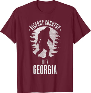 Bigfoot Georgia Helen T Shirt T-Shirt - T-Shirt | Maroon