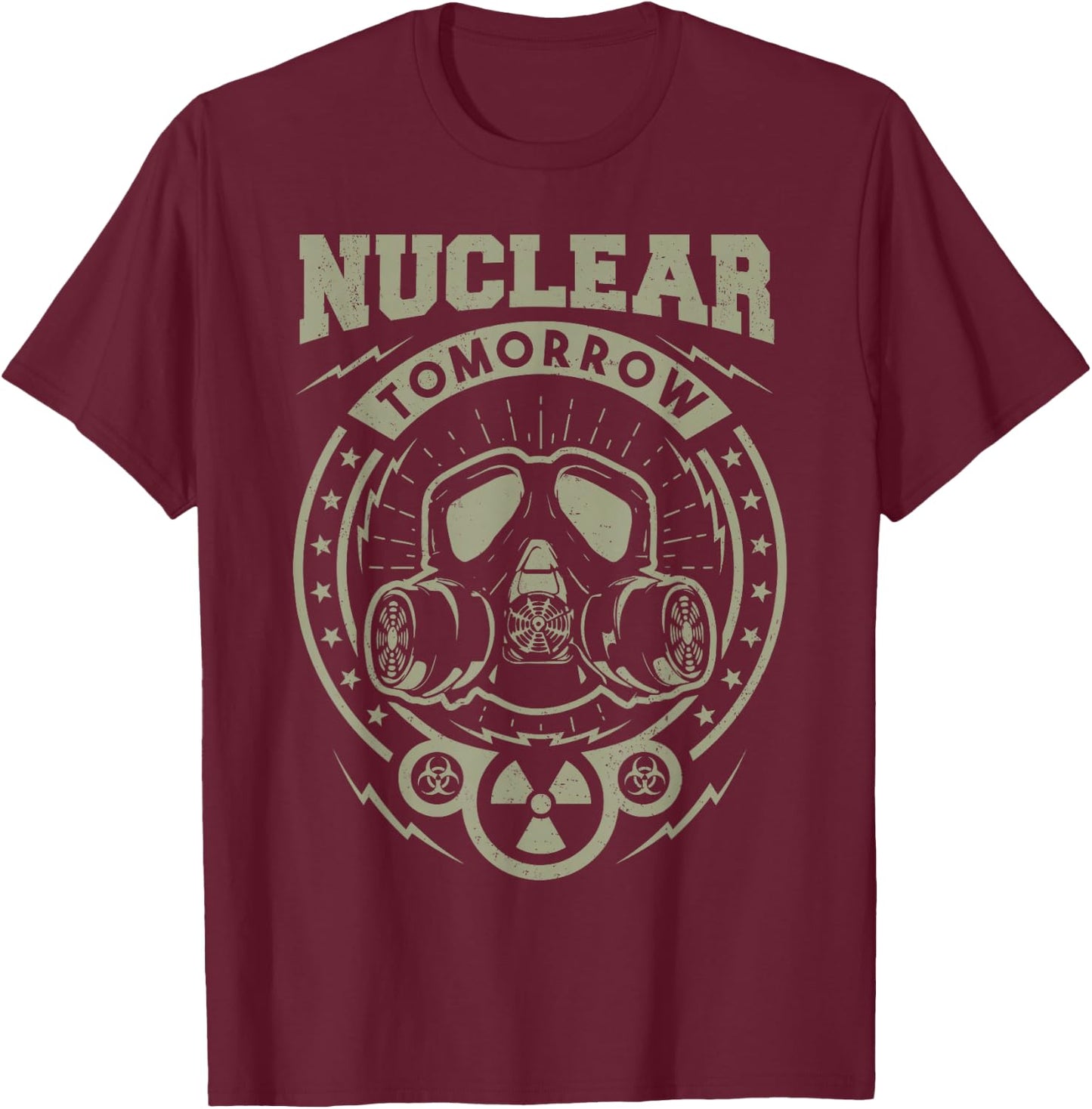 Nuclear Fallout T-Shirt - T-Shirt | Maroon