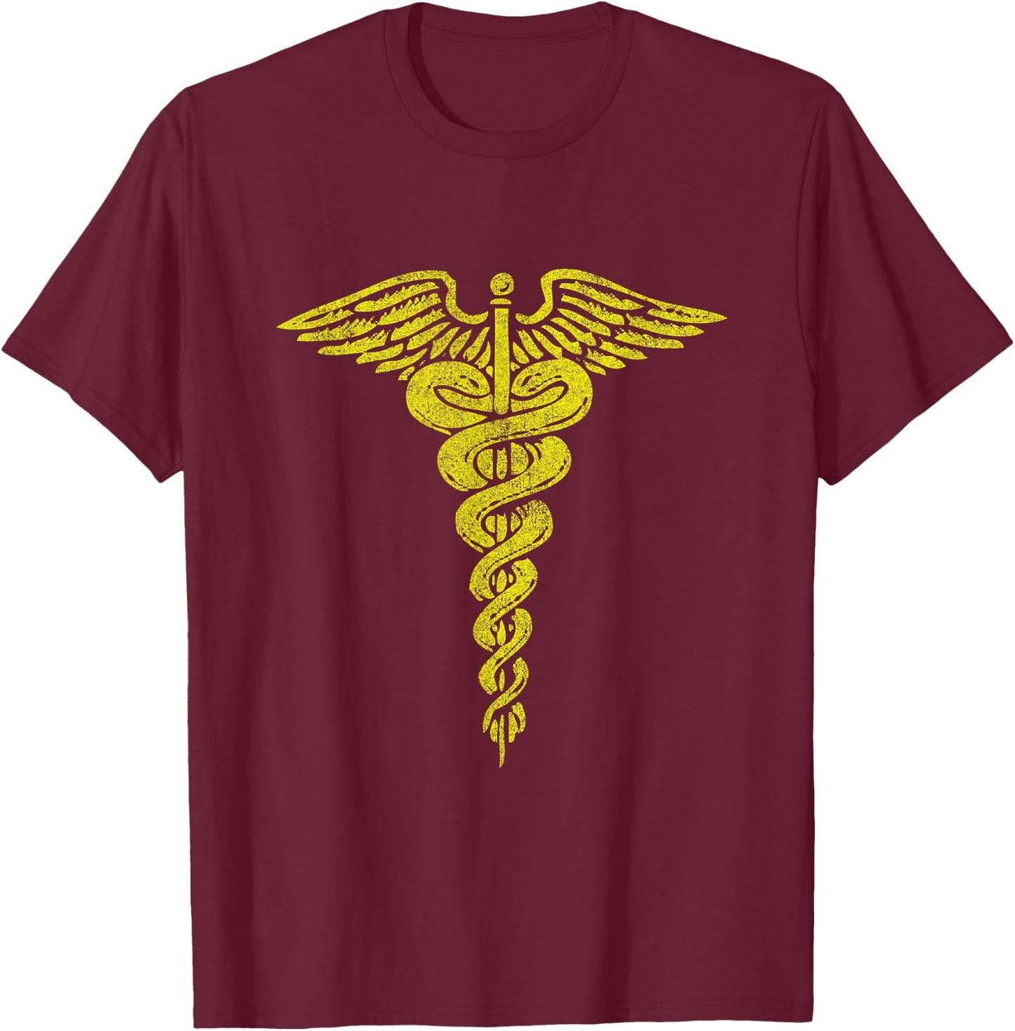 Caduceus T-Shirt - T-Shirt | Maroon