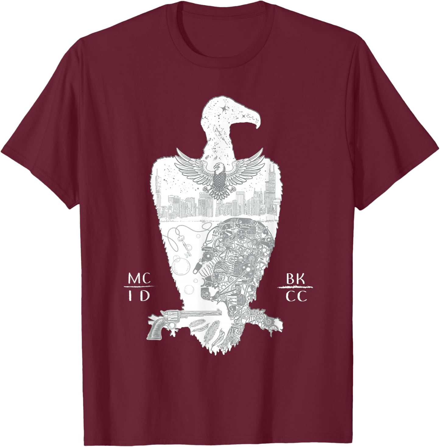 Grunge Skirt T-Shirt - T-Shirt | Maroon