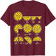 Pizza Salami Cheese Quick Math Fractions Math Teachers Women Girls Kids T-Shirt - T-Shirt | Maroon