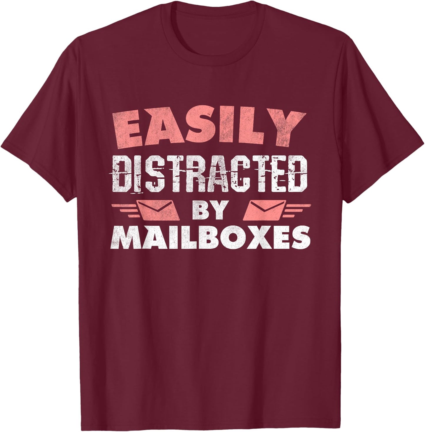 Funny Mailman Gift Mail Carrier Shirt Postal Worker T-Shirt - T-Shirt | Maroon