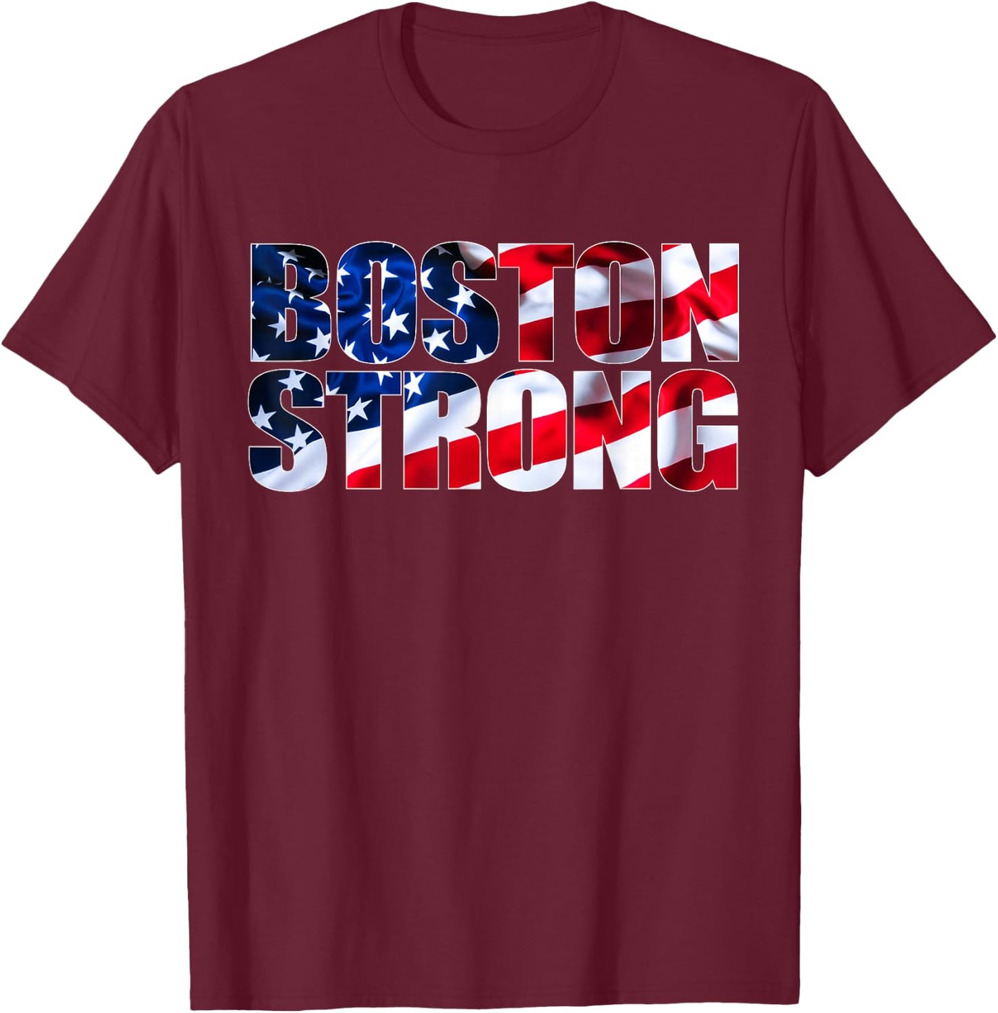 Boston Strong - USA T-Shirt - T-Shirt | Maroon
