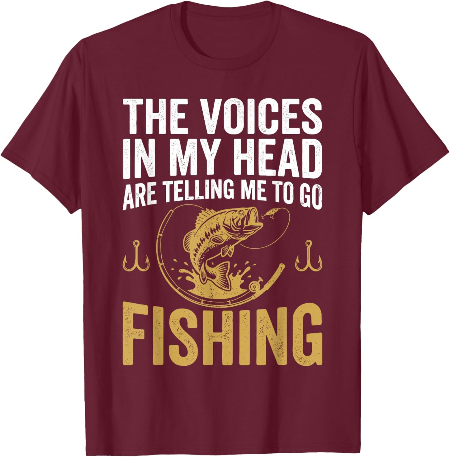Funny Fishing Design Women Angler Fishing Lovers T-Shirt - T-Shirt | Maroon