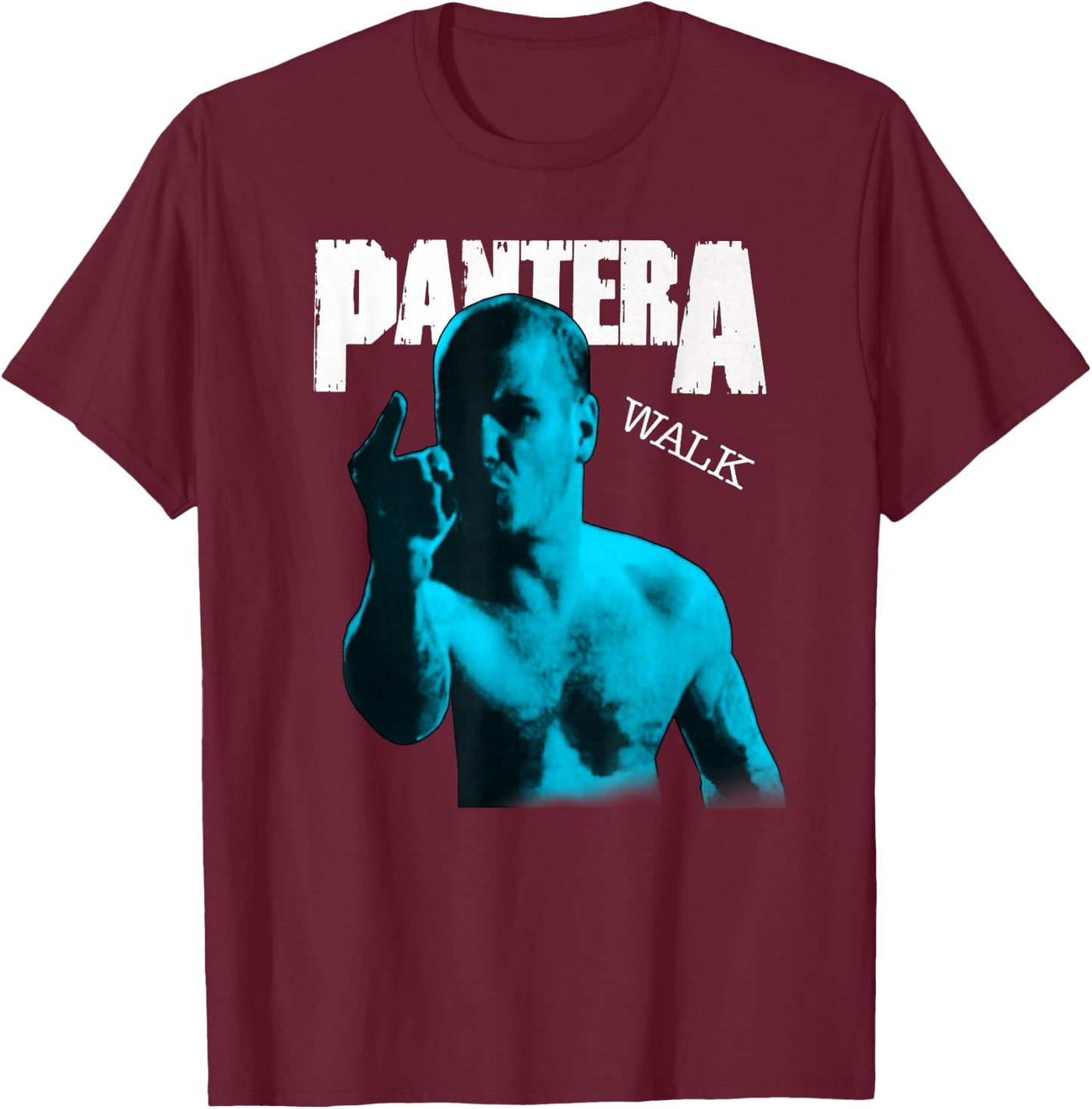 Pantera Official Walk T-Shirt - T-Shirt | Maroon